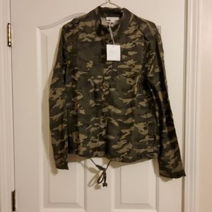 Camo Drawstring Shirt